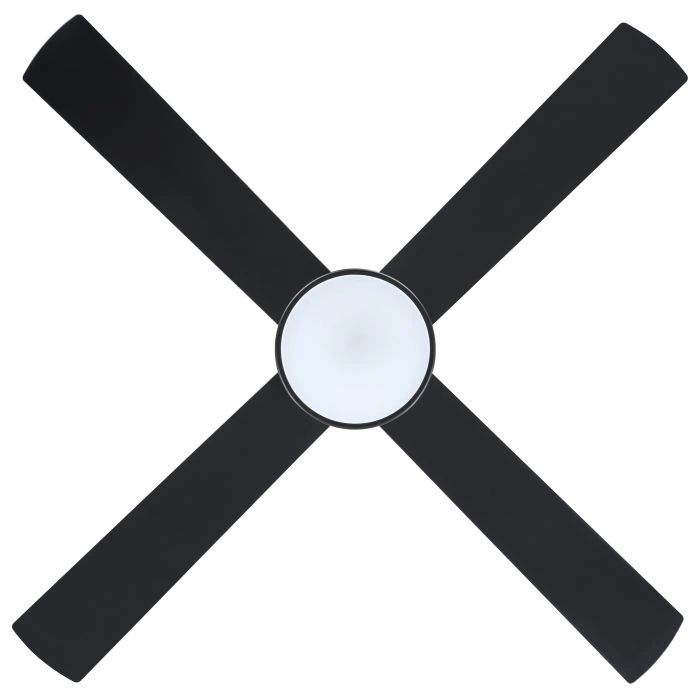 EGLO STRADBROKE 48 DC ceiling fan with LED light MATTE BLACK