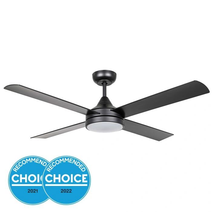 EGLO STRADBROKE 48 DC ceiling fan with LED light MATTE BLACK