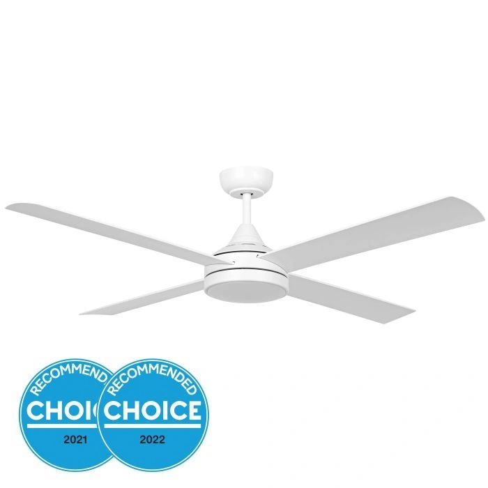 EGLO STRADBROKE 52 DC ceiling fan with 20W LED light MATTE WHITE