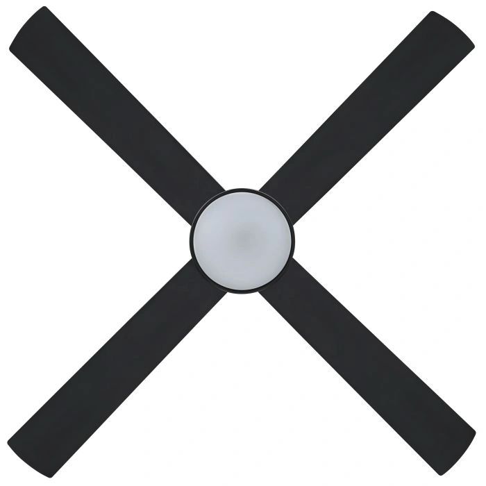 EGLO STRADBROKE 52 DC ceiling fan with 20W LED light MATTE BLACK