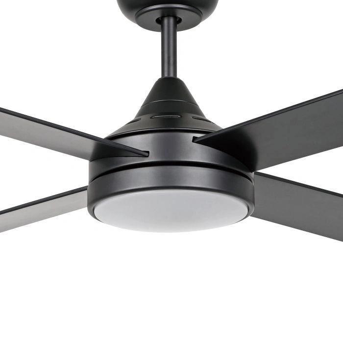 EGLO STRADBROKE 52 DC ceiling fan with 20W LED light MATTE BLACK