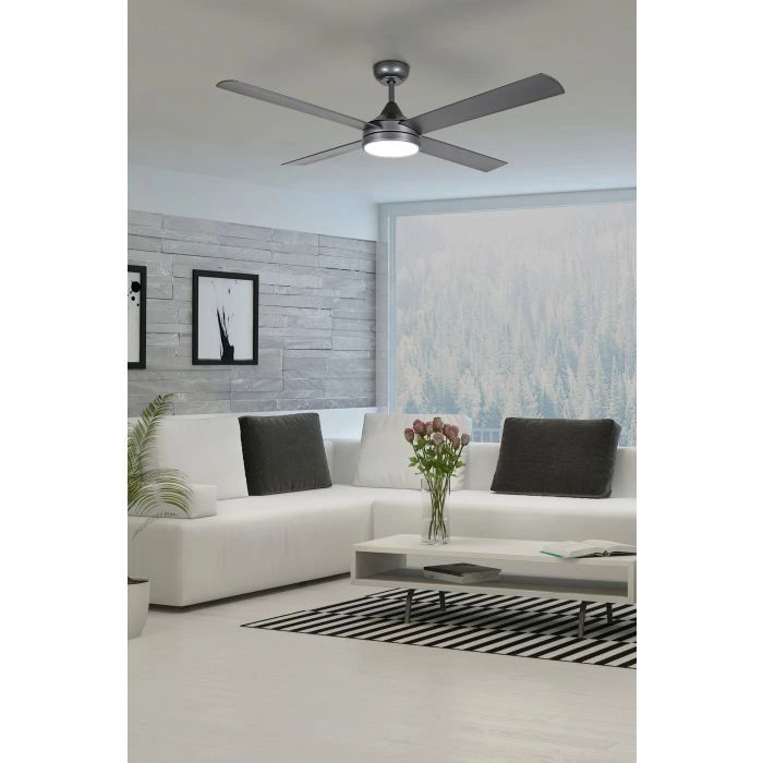 EGLO STRADBROKE 52 DC ceiling fan with LED light TITANIUM