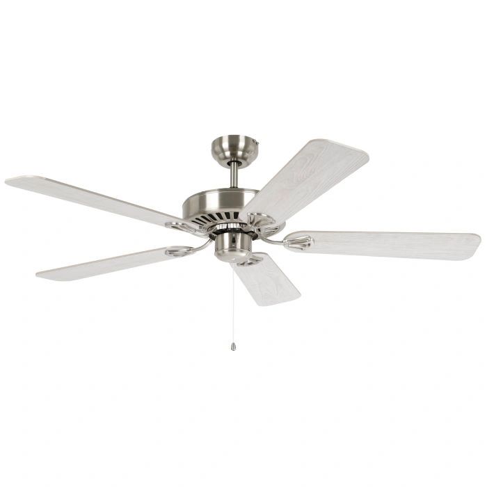 EGLO WAIKIKI 52 AC ceiling fan LIGHT OAK/SATIN NICKEL