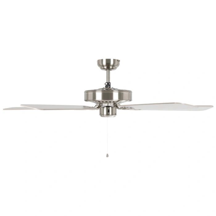 EGLO WAIKIKI 52 AC ceiling fan LIGHT OAK/SATIN NICKEL