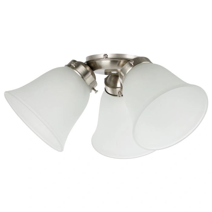 WAIKIKI ceiling fan E27 light accessory SATIN NICKEL