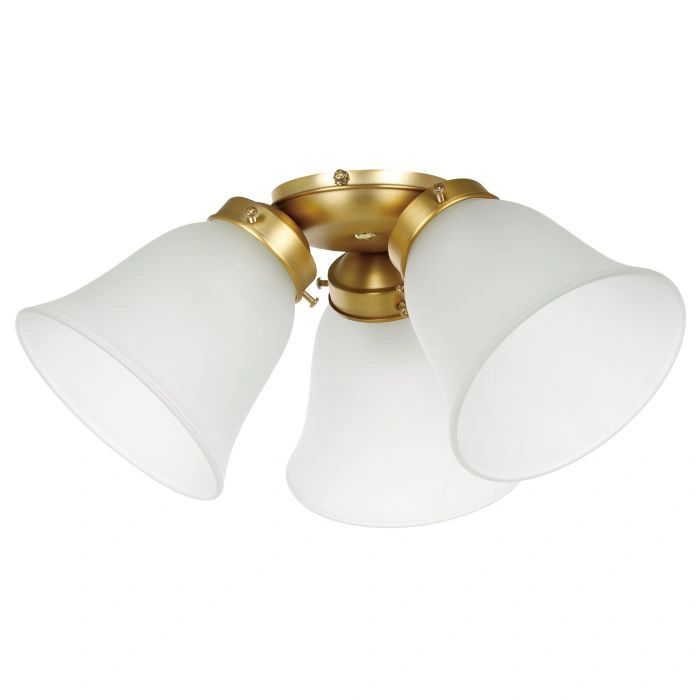 WAIKIKI ceiling fan E27 light accessory BRUSHED BRASS