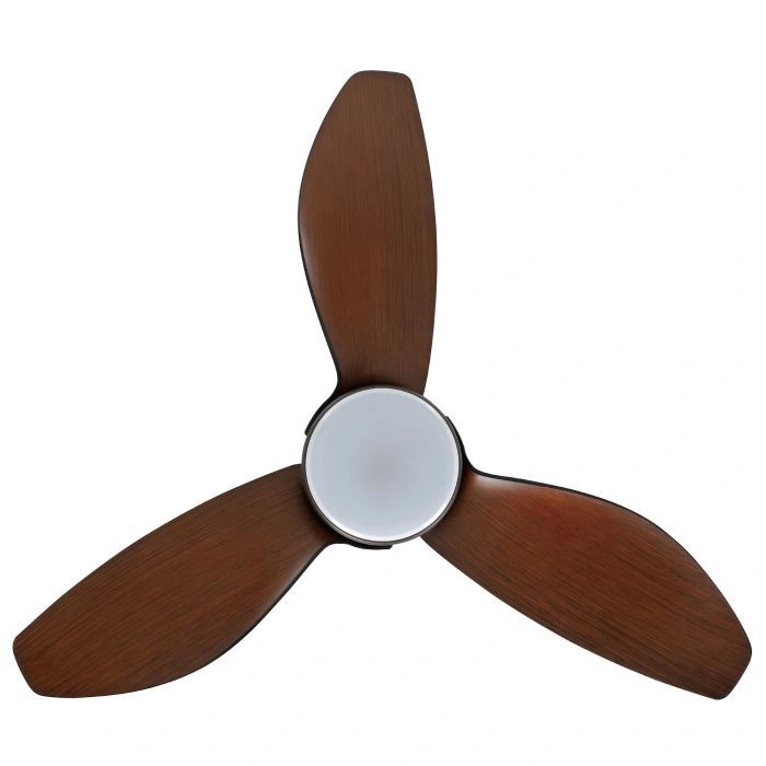 EGLO TORQUAY 42 DC ceiling fan RED BROWN WOOD OPTICS