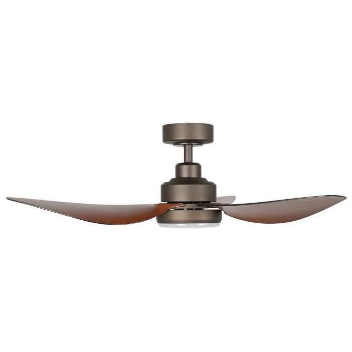 EGLO TORQUAY 42 DC ceiling fan RED BROWN WOOD OPTICS