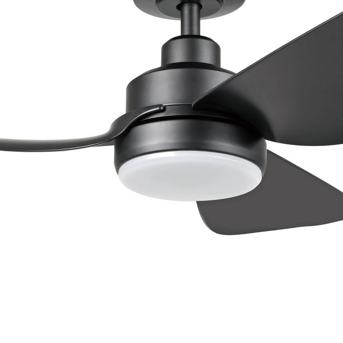 EGLO TORQUAY 42 DC ceiling fan with 20W LED light MATTE BLACK