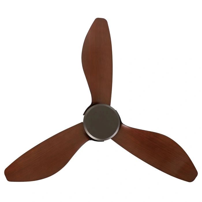 EGLO TORQUAY 48 DC ceiling fan RED BROWN WOOD OPTICS