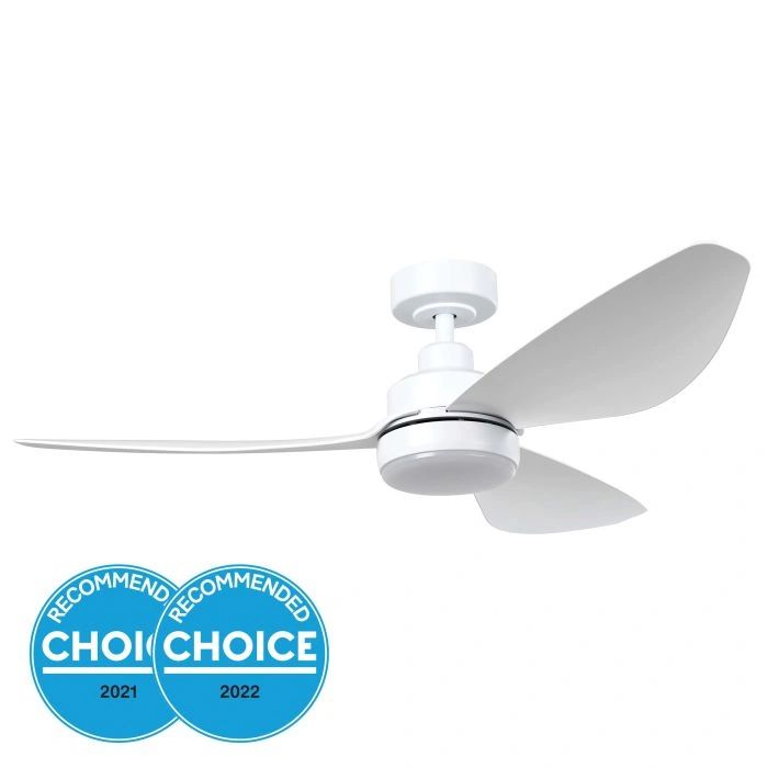 EGLO TORQUAY 48 DC ceiling fan with LED LIGHT MATTE WHITE