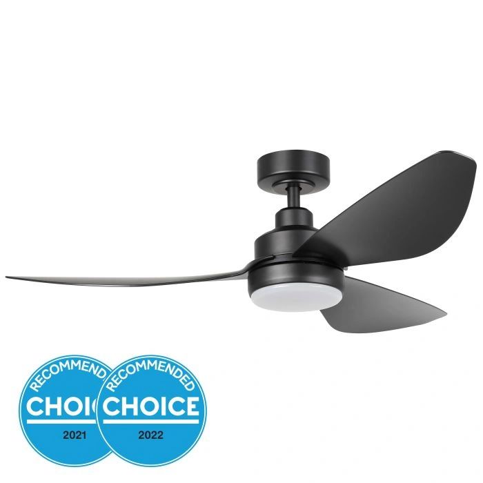 EGLO TORQUAY 48 DC ceiling fan with LED light MATTE BLACK