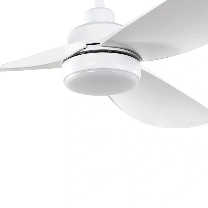 EGLO TORQUAY 56 DC ceiling fan LED light MATTE WHITE