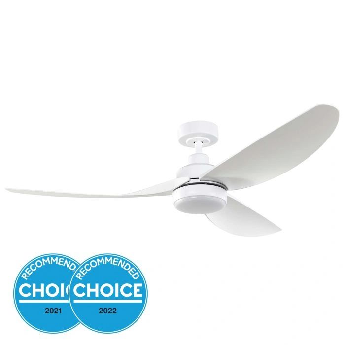 EGLO TORQUAY 56 DC ceiling fan LED light MATTE WHITE