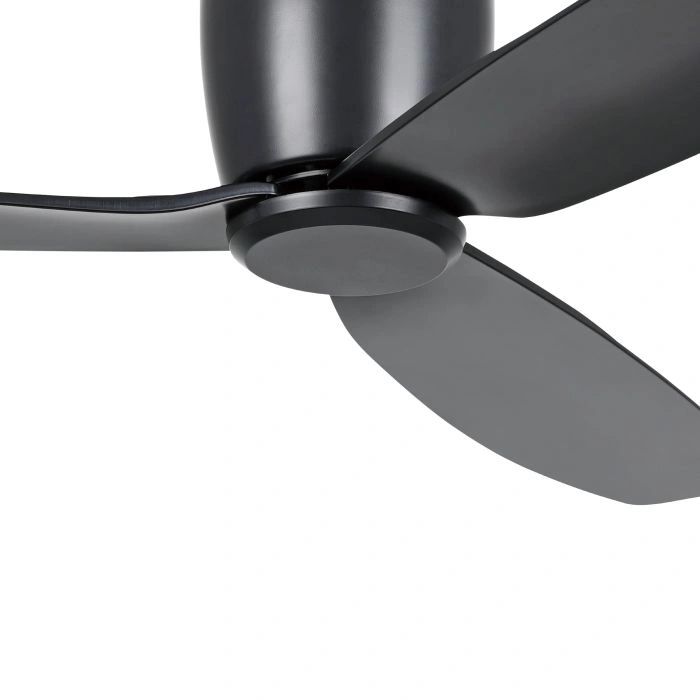 EGLO SEACLIFF 52 DC hugger ceiling fan MATTE BLACK