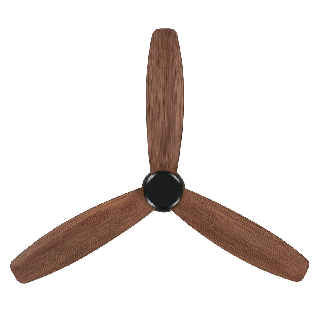 EGLO SEACLIFF 52 DC hugger ceiling fan LIGHT WALNUT