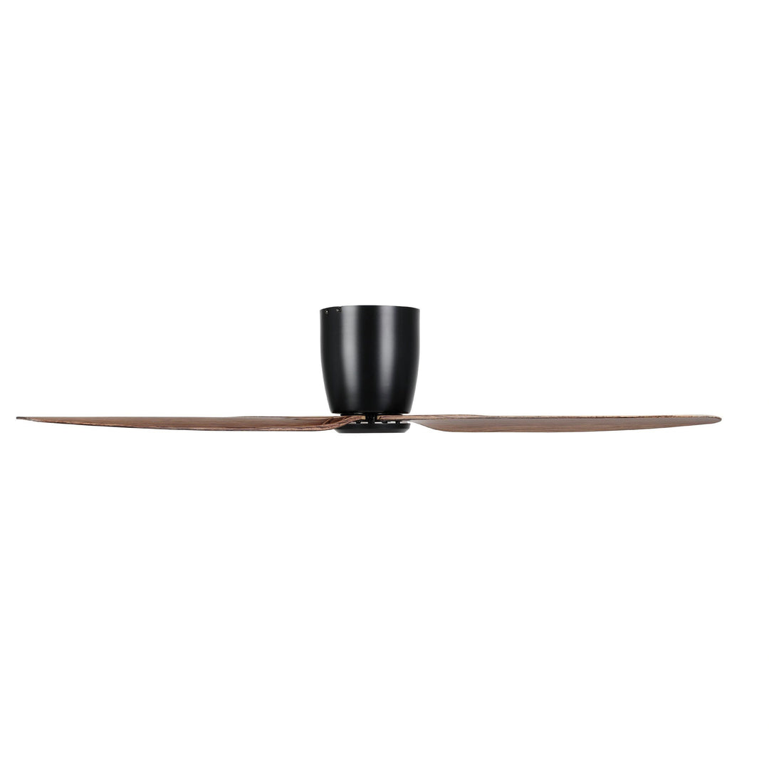 EGLO SEACLIFF 52 DC hugger ceiling fan LIGHT WALNUT