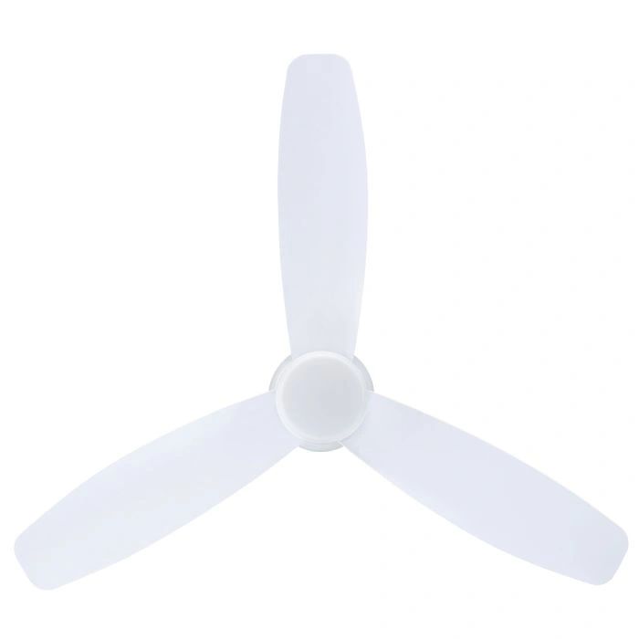 EGLO SEACLIFF 44 DC hugger ceiling fan with LED light MATTE WHITE