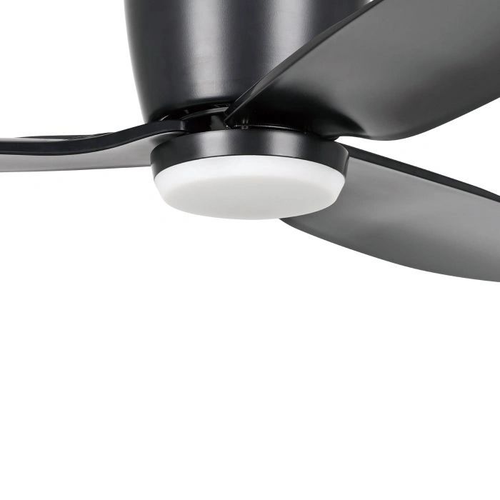 EGLO SEACLIFF 44 DC hugger ceiling fan with LED light MATTE BLACK