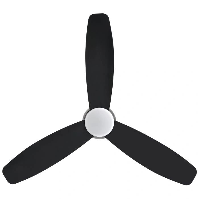 EGLO SEACLIFF 44 DC hugger ceiling fan with LED light MATTE BLACK