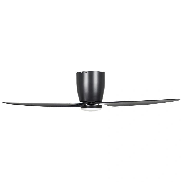 EGLO SEACLIFF 44 DC hugger ceiling fan with LED light MATTE BLACK