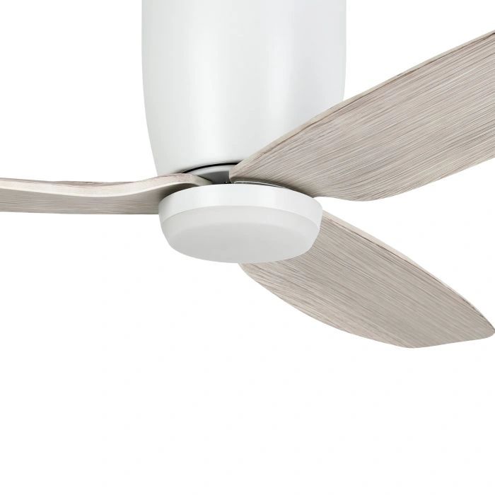 EGLO SEACLIFF 44 DC hugger ceiling fan with LED light GESSAMI OAK