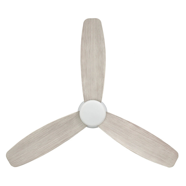 EGLO SEACLIFF 44 DC hugger ceiling fan with LED light GESSAMI OAK