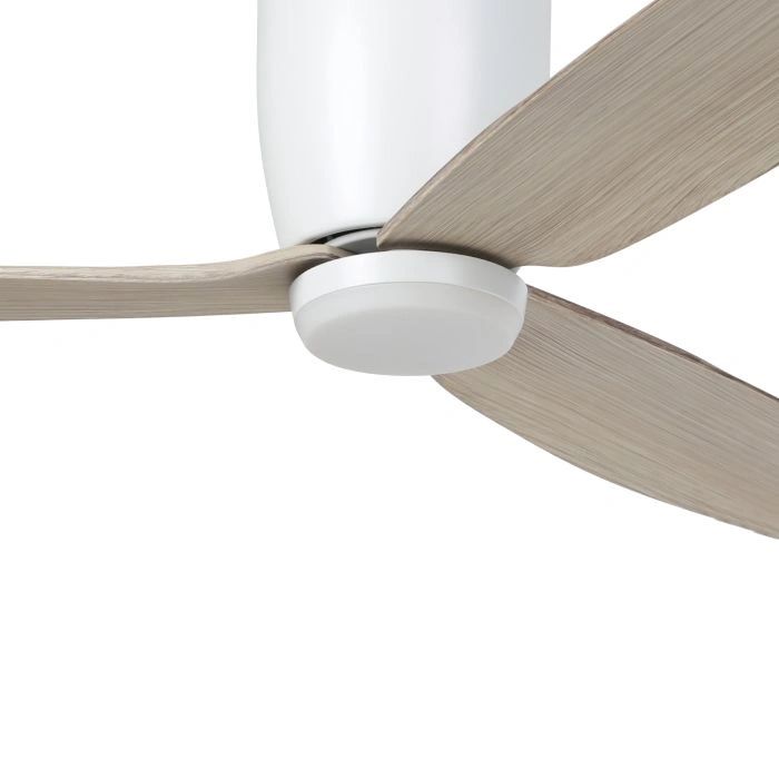 EGLO SEACLIFF 52 DC hugger ceiling fan with 15W LED light GESSAMI OAK