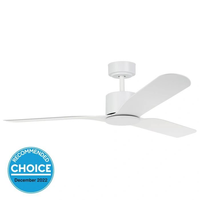 EGLO ILUKA 52 DC ceiling fan MATTE WHITE