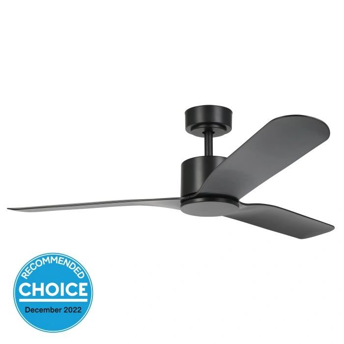 EGLO ILUKA 52 DC ceiling fan MATTE BLACK