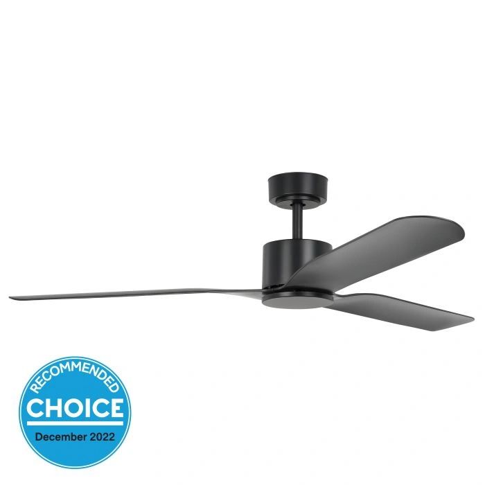 EGLO ILUKA 60 DC ceiling fan MATTE BLACK