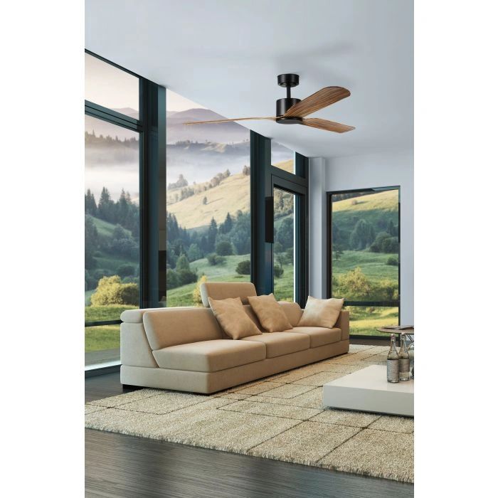 EGLO ILUKA 60 DC ceiling fan BROWN RUSTIC