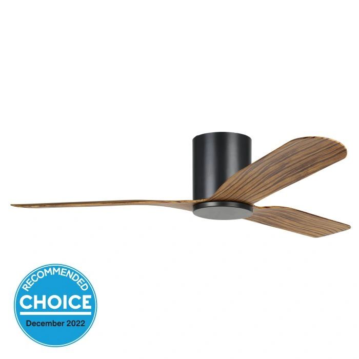 EGLO ILUKA 52 DC hugger ceiling fan BROWN RUSTIC