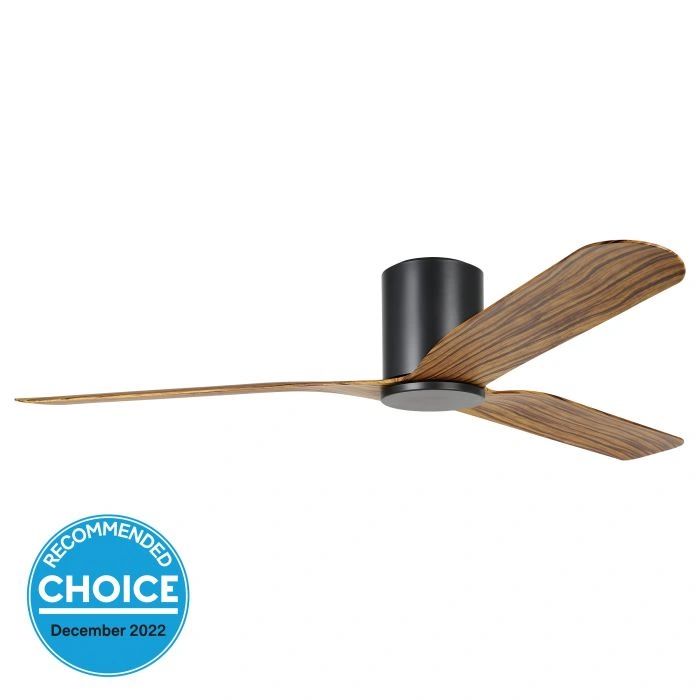 EGLO ILUKA 60 DC hugger ceiling fan BROWN RUSTIC