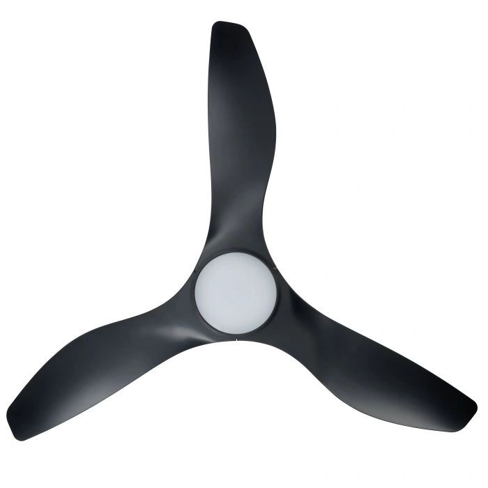 EGLO SURF 48 DC ceiling fan with 20W LED light MATTE BLACK