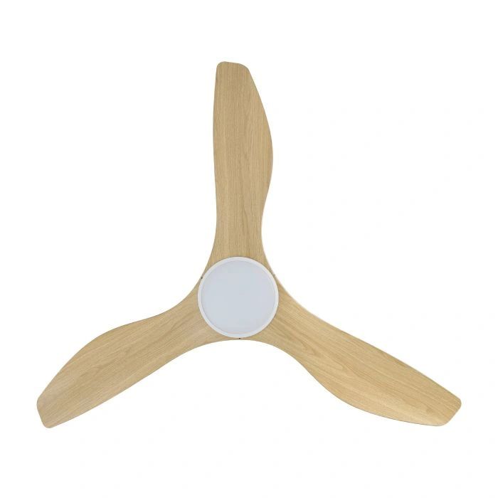 EGLO SURF 48 DC ceiling fan with 20W LED light LIGHT OAK