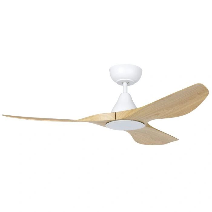 EGLO SURF 48 DC ceiling fan with 20W LED light LIGHT OAK