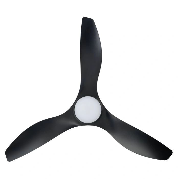 EGLO SURF 52 DC ceiling fan with 20W LED light MATTE BLACK