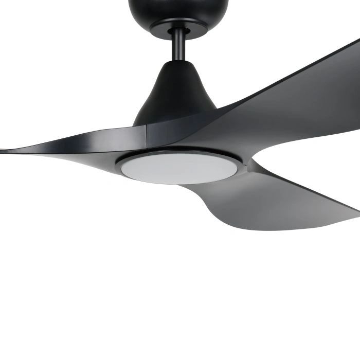 EGLO SURF 52 DC ceiling fan with 20W LED light MATTE BLACK