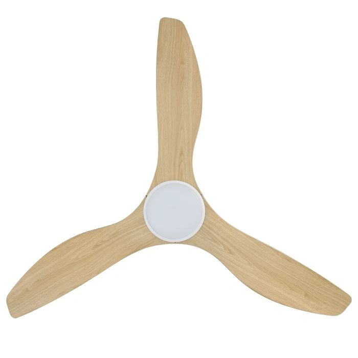 EGLO SURF 52 DC ceiling fan with LED light LIGHT OAK