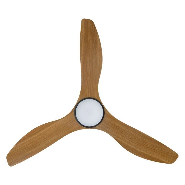 EGLO SURF 52 DC ceiling fan with 20W LED light BURMESE TEAK