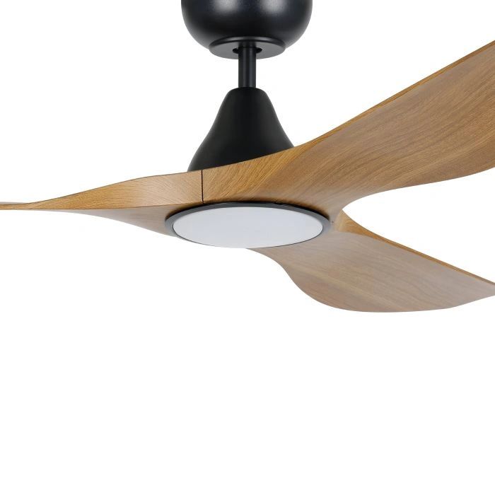 EGLO SURF 52 DC ceiling fan with 20W LED light BURMESE TEAK