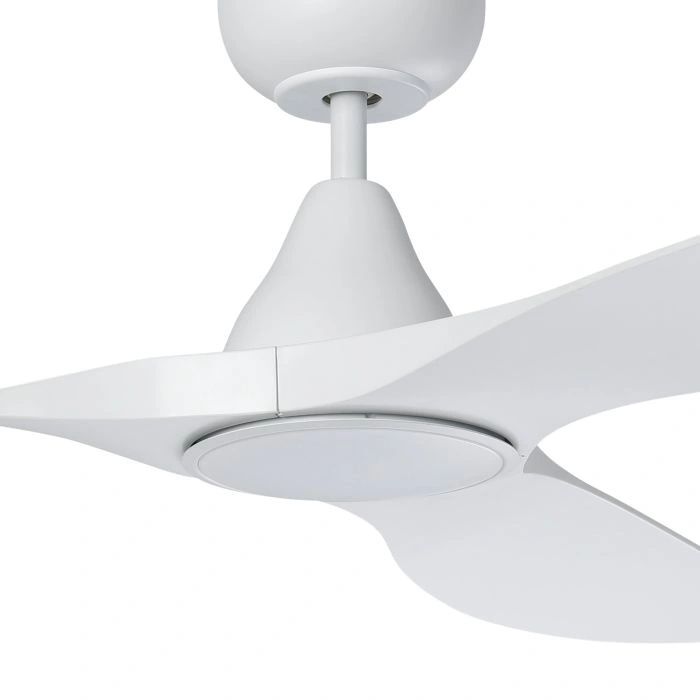 EGLO SURF 60 DC ceiling fan with 20W LED light MATTE WHITE