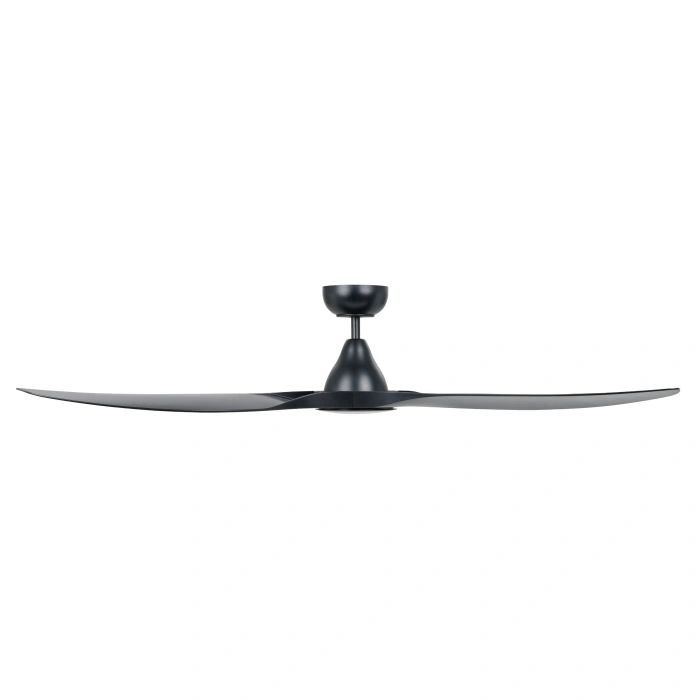 EGLO SURF 60 DC ceiling fan with 20W LED light MATTE BLACK