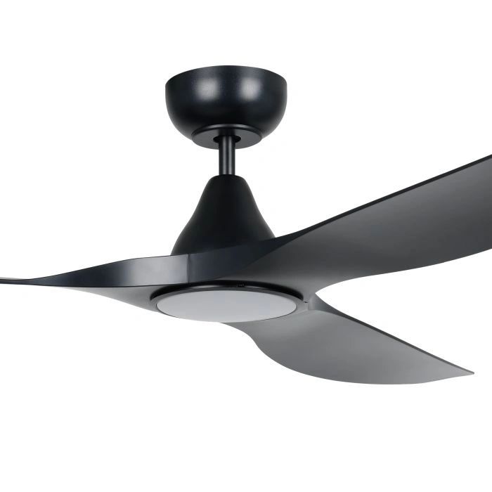 EGLO SURF 60 DC ceiling fan with 20W LED light MATTE BLACK