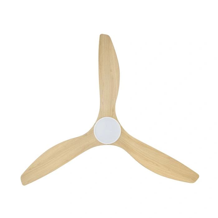 EGLO SURF 60 DC ceiling fan with 20W LED light LIGHT OAK