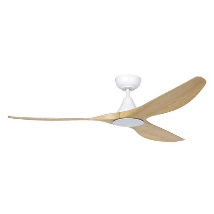 EGLO SURF 60 DC ceiling fan with 20W LED light LIGHT OAK