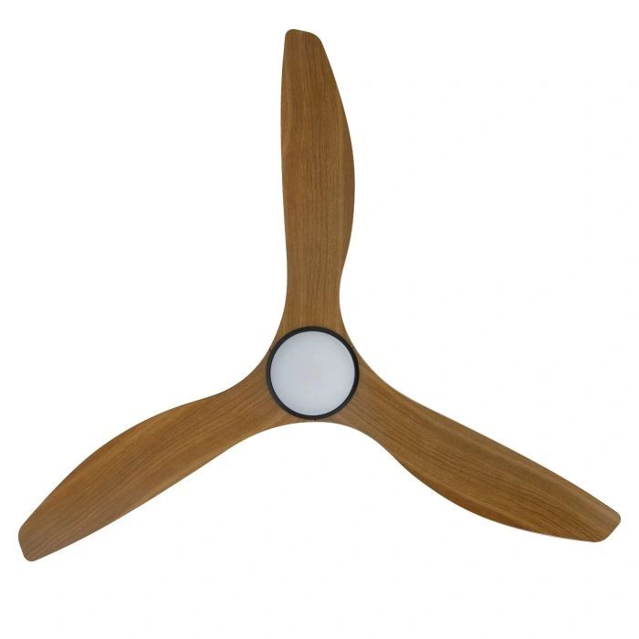 EGLO SURF 60 DC ceiling fan with 20W LED light BURESE TEAK