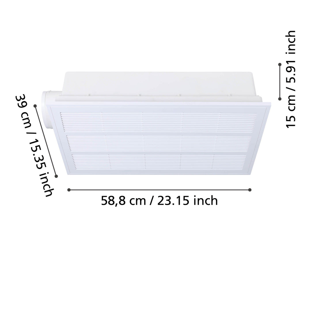 SALVADOR 3-in-1 Bathroom Heater Exhaust Fan Bathroom heater