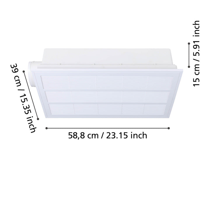 SALVADOR 3-in-1 Bathroom Heater Exhaust Fan Bathroom heater
